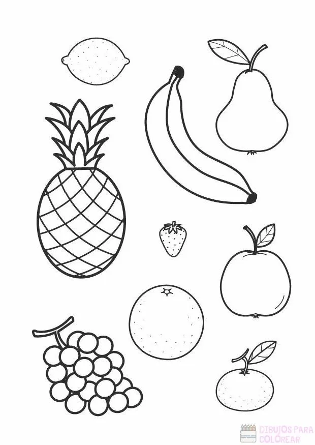 ᐈ Dibujos de Frutas【TOP 30】Un delicioso boceto – Dibujos para Colorear ᐈ Dibujos de Frutas【TOP 30】Un delicioso boceto – Dibujos para Colorear