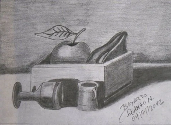 Dibujo de fruteros a lapiz - Imagui