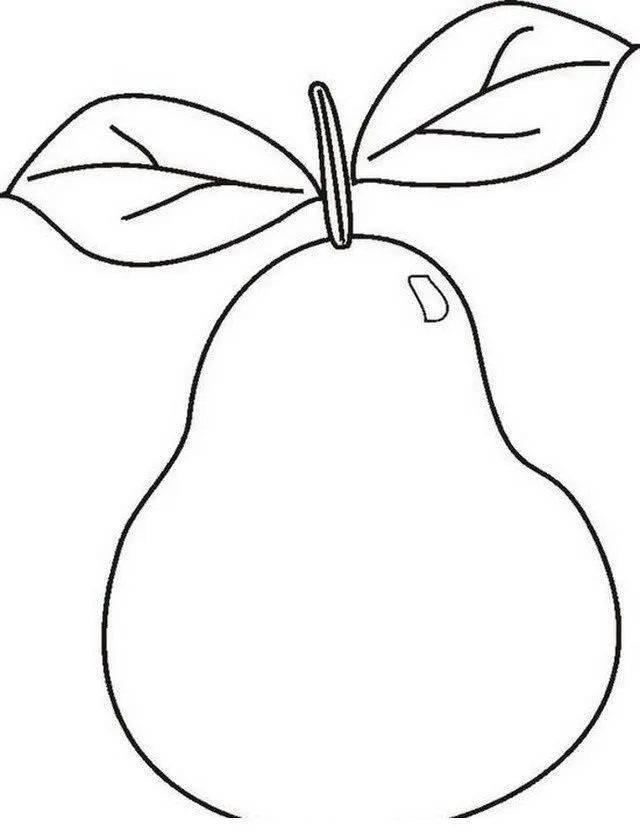MANUALIDADES: DIBUJOS DE FRUTAS PARA PINTAR