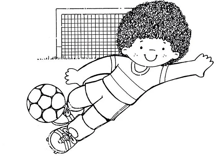 Dibujos futbol para colorear | Colorear