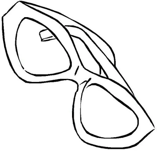 DIBUJOS DE GAFAS PARA COLOREAR | Dibujos para colorear DIBUJOS DE GAFAS PARA COLOREAR | Dibujos para colorear