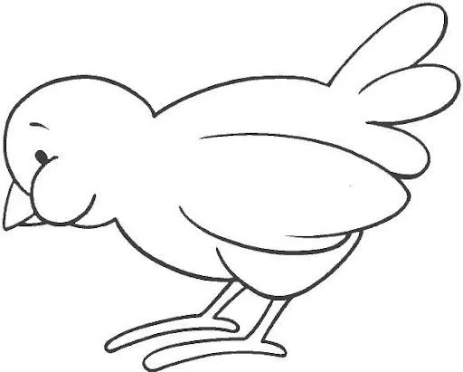 Dibujos de gallos y gallinas para colorear - Manualidades Infantiles