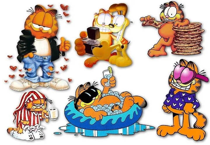 pegatinas de garfield para imprimir - Imagenes y dibujos para imprimir ...