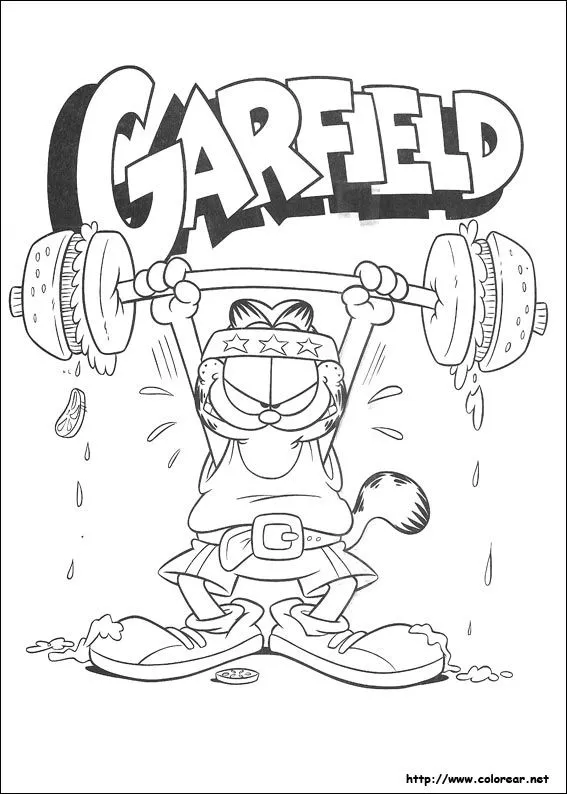 Dibujos de Garfield - Imagui