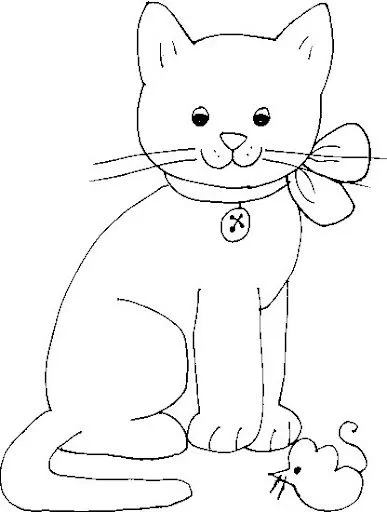 DIBUJOS DE GATOS PARA PINTAR