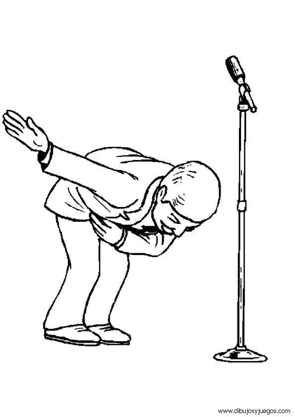 Personas cantando para colorear - Imagui