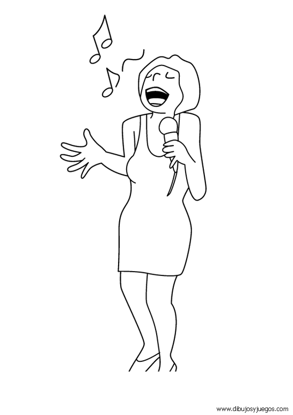 dibujos-gente-cantando-004 | Dibujos y juegos, para pintar y colorear dibujos-gente-cantando-004 | Dibujos y juegos, para pintar y colorear