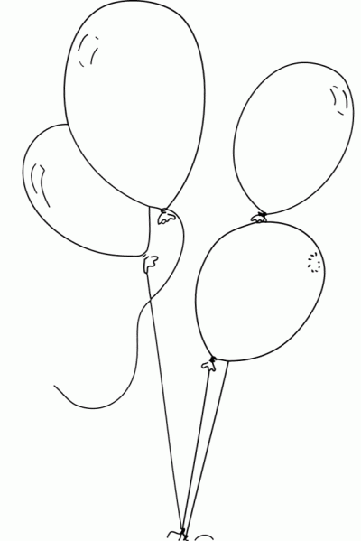 Dibujo de Globos. Dibujo para colorear de Globos. Dibujos ... Dibujo de Globos. Dibujo para colorear de Globos. Dibujos ...