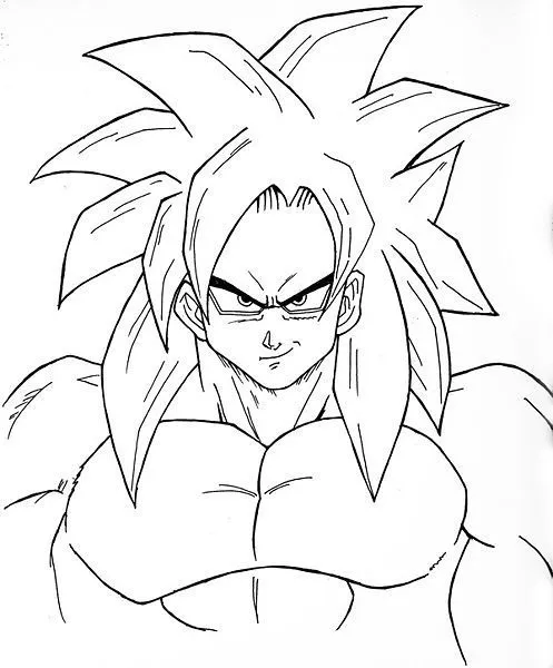 Imagen de goku para dibujar faciles - Imagui