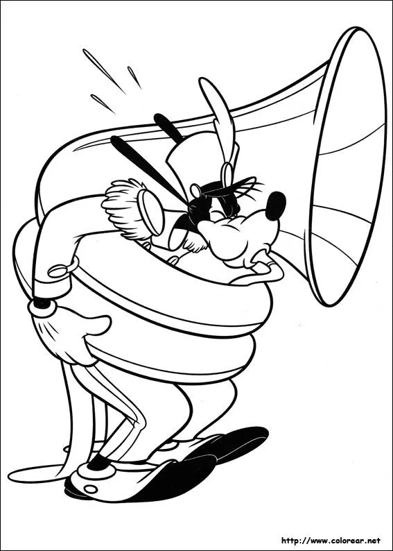 Dibujos para colorear de Goofy