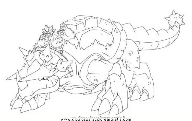 dibujos de gormiti Colouring Pages