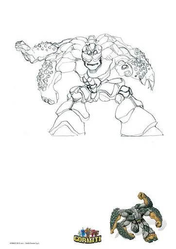 DIBUJOS DE GORMITIS PARA PINTAR Y COLOREAR