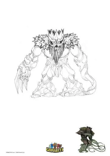 DIBUJOS DE GORMITIS PARA PINTAR Y COLOREAR