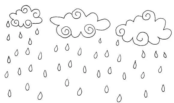 Dibujos de gotas de lluvia para colorear - Imagui Dibujos de gotas de lluvia para colorear - Imagui