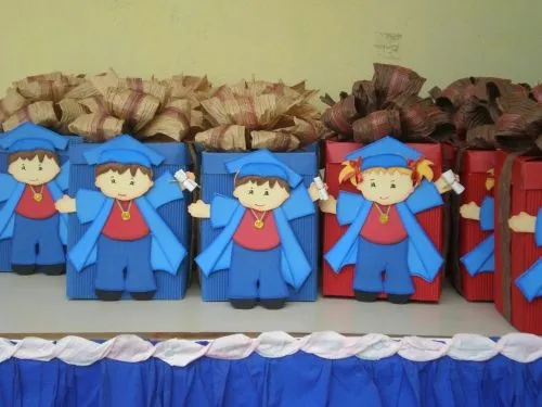 Imagen cotillones de graduandos hechos con cartulina y foamy ... Imagen cotillones de graduandos hechos con cartulina y foamy ...