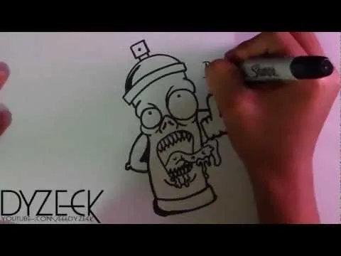 Graffiti dibujos a lapiz de latas - Imagui