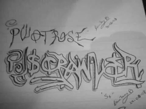 Imágenes de graffitis hechos a lápiz - Imagui