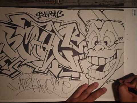 Dibujos graffitis wizard - Imagui