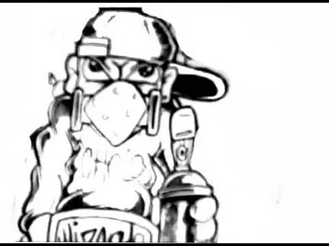 Dibujos graffitis wizard - Imagui