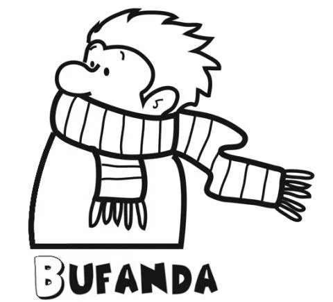 Dibujos gratis de una bufanda. Imágenes de ropa de invierno para ...