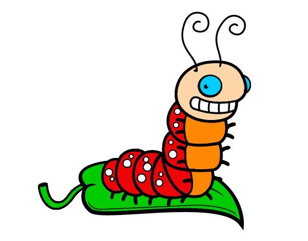 Dibujos de Gusanos para Colorear - Dibujos.net Dibujos de Gusanos para Colorear - Dibujos.net