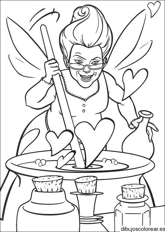 Dibujos de Hadas | Dibujos para Colorear