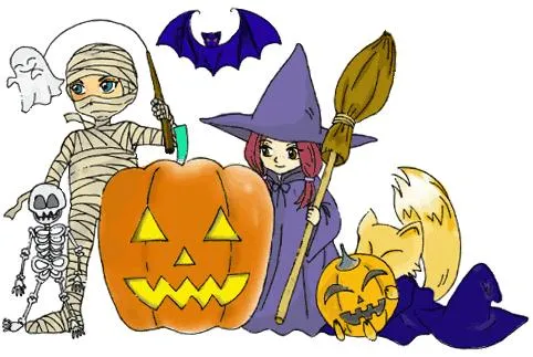 Dibujos acolor deHalloween - Imagui