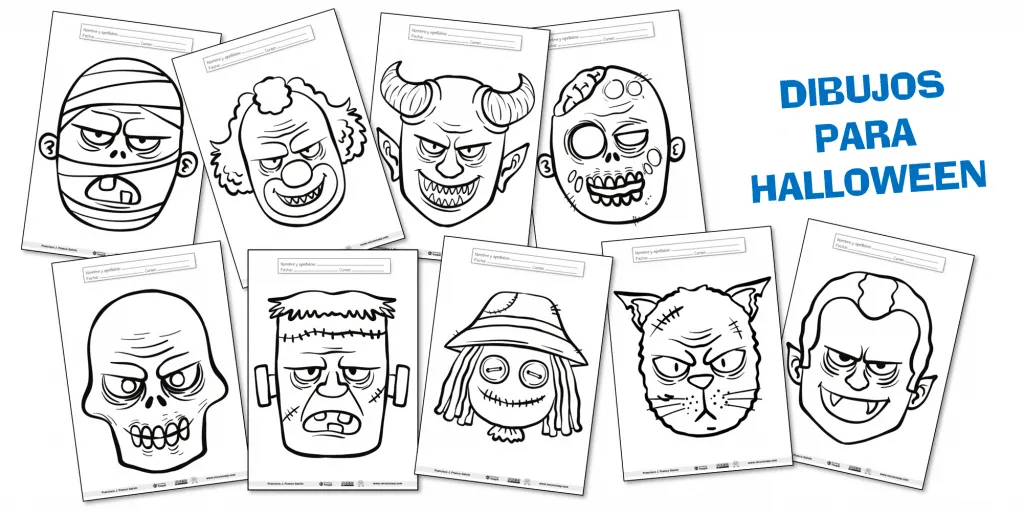 Dibujos de HALLOWEEN para colorear