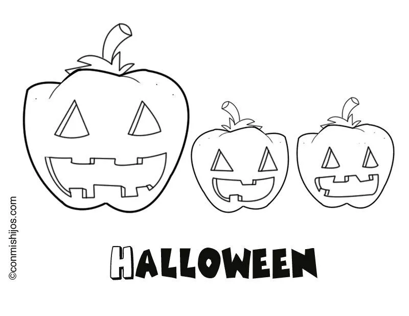 Dibujos de Halloween para colorear e imprimir Dibujos de Halloween para colorear e imprimir