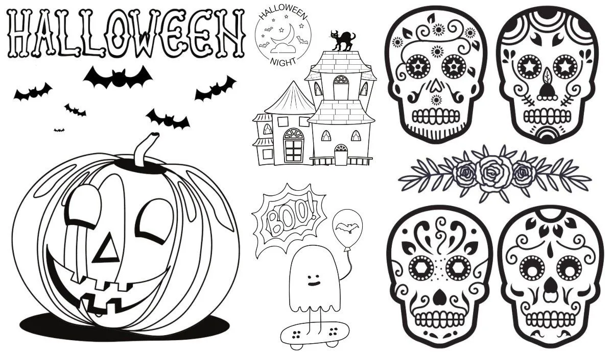 Dibujos Halloween para colorear – Imprimir GRATIS Dibujos Halloween para colorear – Imprimir GRATIS