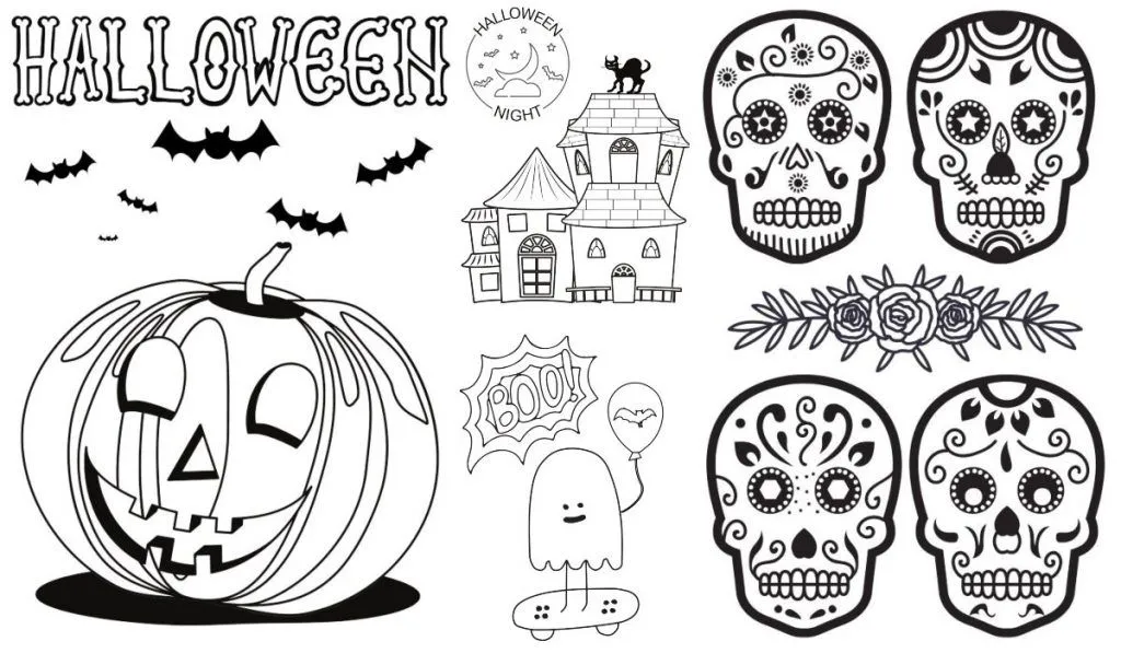 Dibujos Halloween para colorear – Imprimir GRATIS Dibujos Halloween para colorear – Imprimir GRATIS