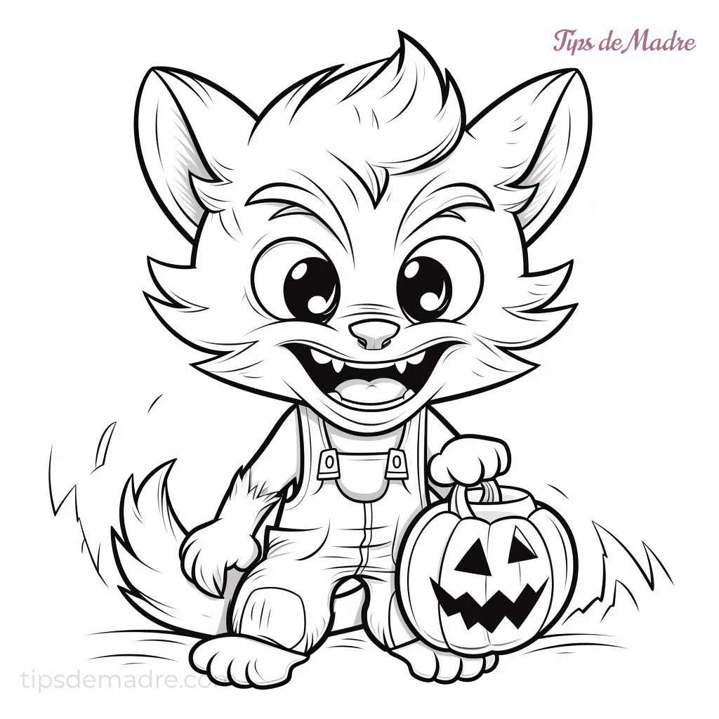 Dibujos de Halloween para colorear e imprimir para niños - Tips de Madre Dibujos de Halloween para colorear e imprimir para niños - Tips de Madre