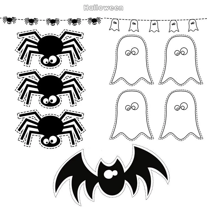Dibujos de Halloween para imprimir y colorear gratis Dibujos de Halloween para imprimir y colorear gratis