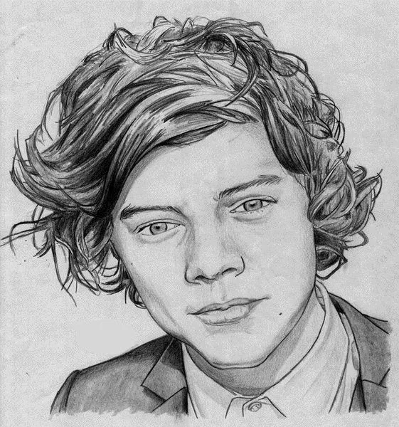 Harry Styles - One Direction por Dibujandoalapiz | Dibujando