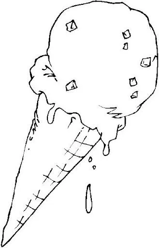 DIBUJOS DE HELADOS PARA COLOREAR