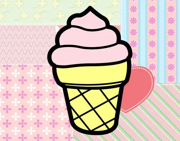 Dibujos de Helados para Colorear - Dibujos.net