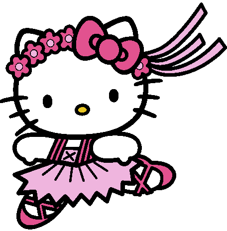 Dibujos de la Hello Kitty bailarina - Imagui
