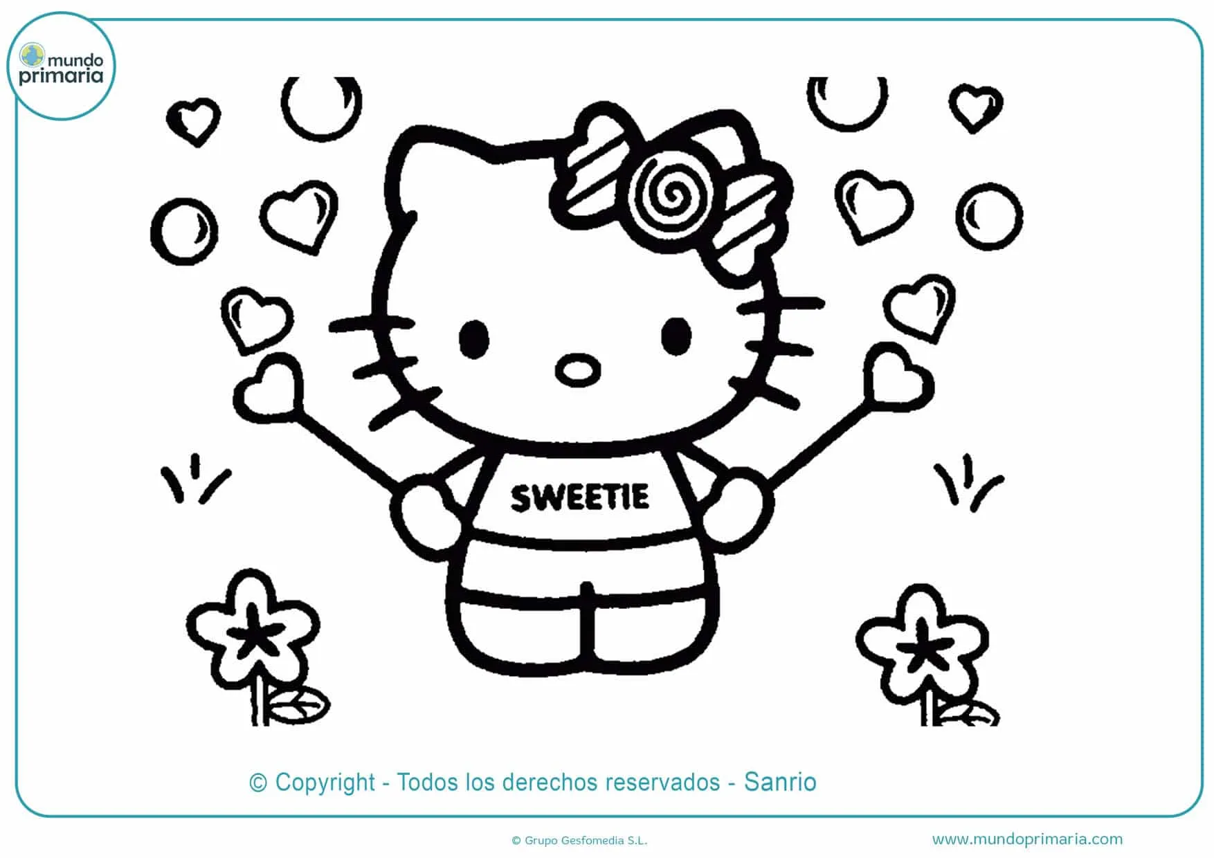 ▷ Dibujos de Hello Kitty para Colorear ◁ Imprimir y Pintar ▷ Dibujos de Hello Kitty para Colorear ◁ Imprimir y Pintar