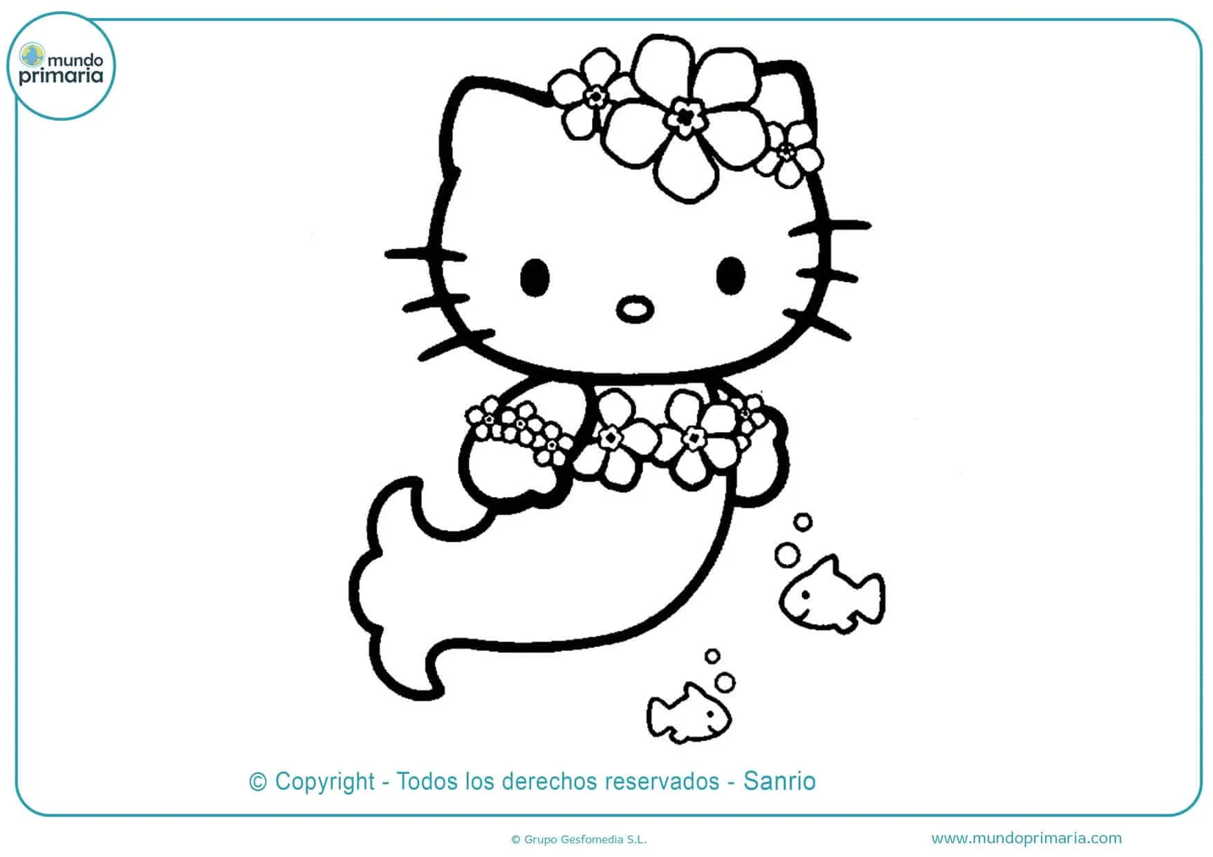 ▷ Dibujos de Hello Kitty para Colorear ◁ Imprimir y Pintar ▷ Dibujos de Hello Kitty para Colorear ◁ Imprimir y Pintar
