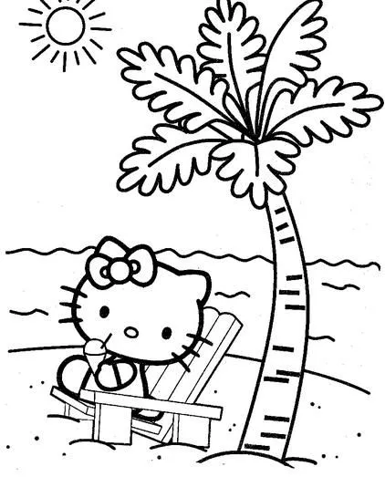 Dibujos de Hello Kitty - Para Imprimir Gratis - ParaImprimirGratis.