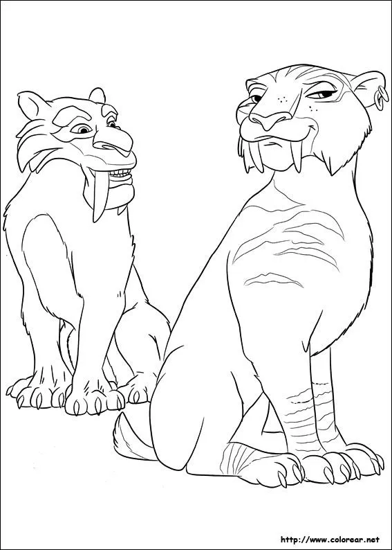 Dibujos para colorear de La era de hielo 4 : La formación de los ... Dibujos para colorear de La era de hielo 4 : La formación de los ...