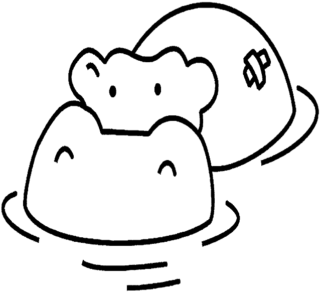 Dibujos de hipopótamos » HIPOPOTAMOPEDIA
