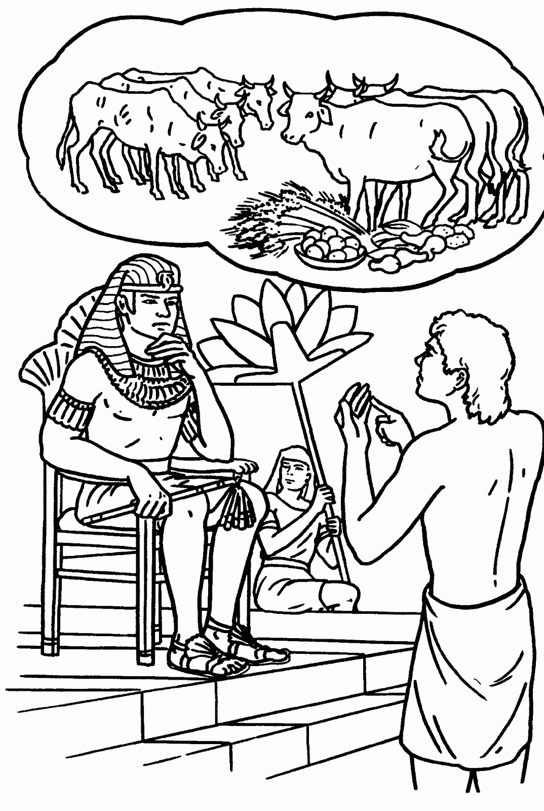 Dibujos de La Historia de José y Faraón para colorear ~ Dibujos ... Dibujos de La Historia de José y Faraón para colorear ~ Dibujos ...