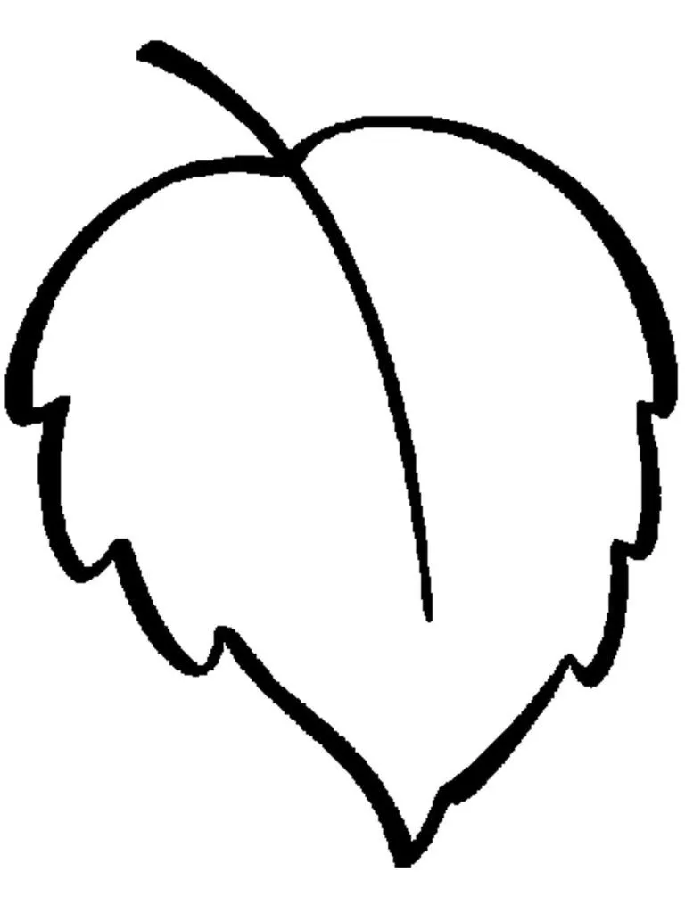 Dibujos de Hojas para colorear | 90 Imágenes para niños Dibujos de Hojas para colorear | 90 Imágenes para niños