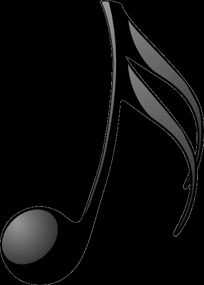 Dibujos Ideia Criativa: Desenho de Notas Musicais