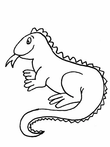 DIBUJOS DE IGUANAS PARA COLOREAR | Dibujos para colorear DIBUJOS DE IGUANAS PARA COLOREAR | Dibujos para colorear