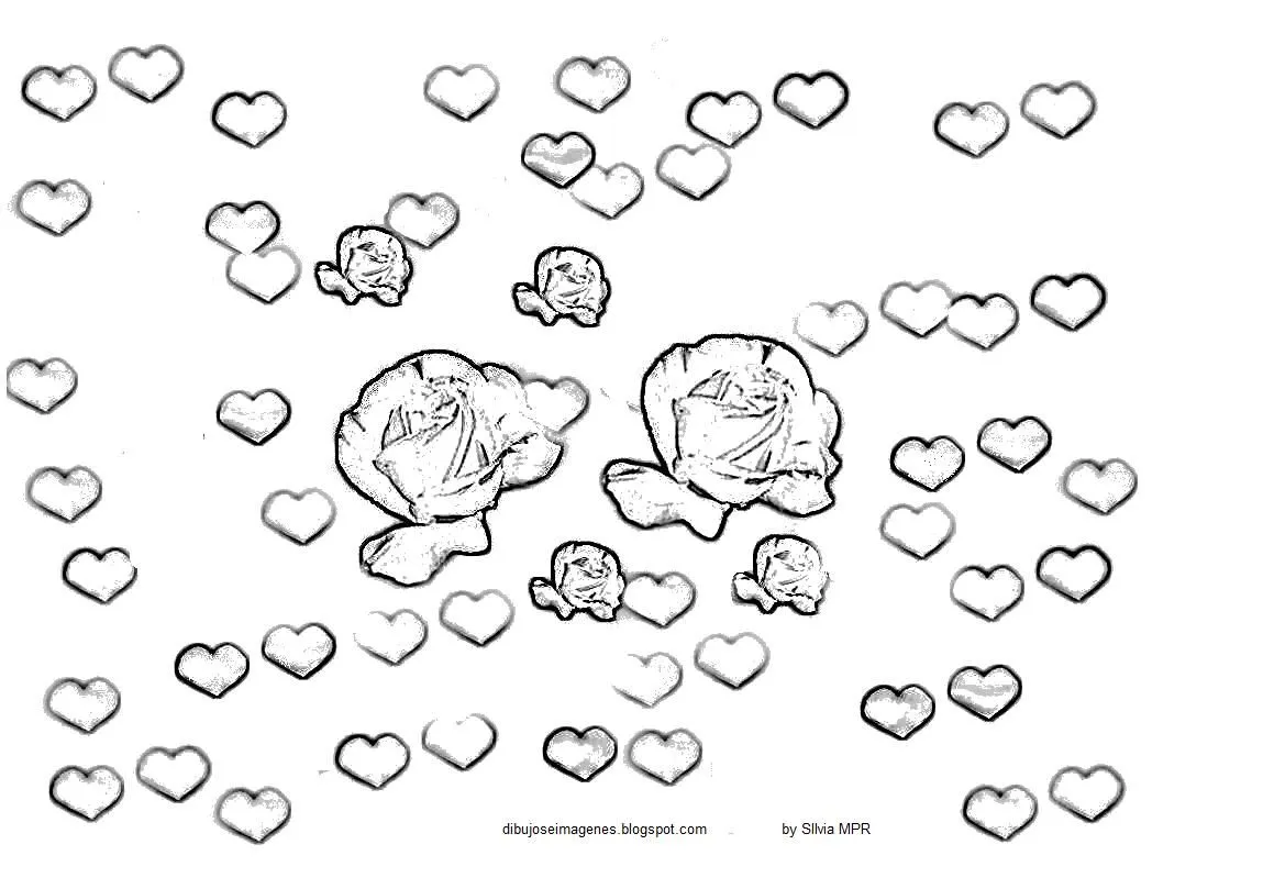 Dibujos e Imagenes -Para Colorear y Pintar Faciles: Corazones y ... Dibujos e Imagenes -Para Colorear y Pintar Faciles: Corazones y ...