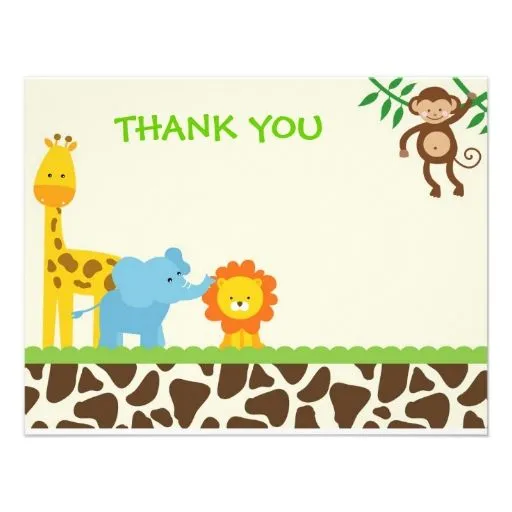 Tarjetas de invitación de animalito de la selva - Imagui Tarjetas de invitación de animalito de la selva - Imagui