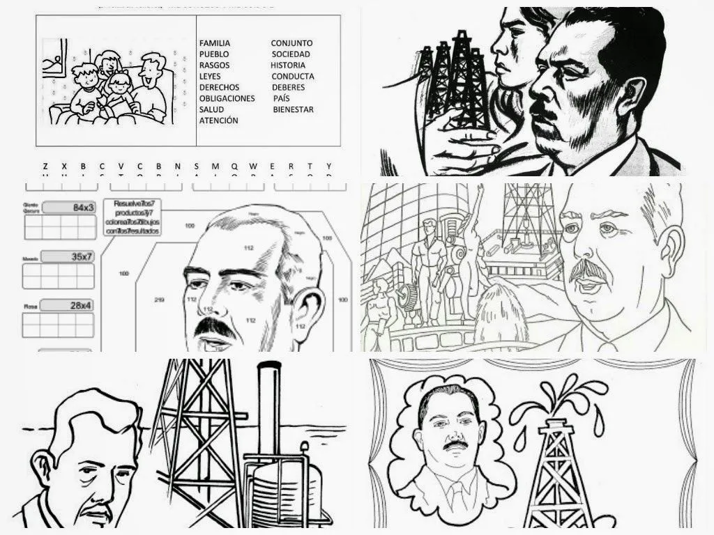 Dibujos para imprimir y colorear 18 de marzo (Expropiación ...