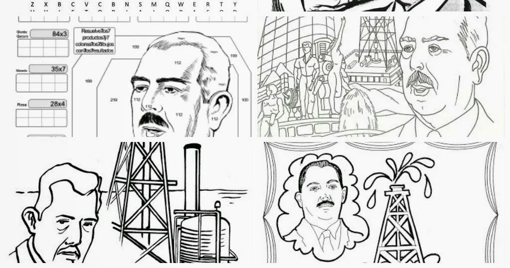 Dibujos para imprimir y colorear 18 de marzo (Expropiación ...